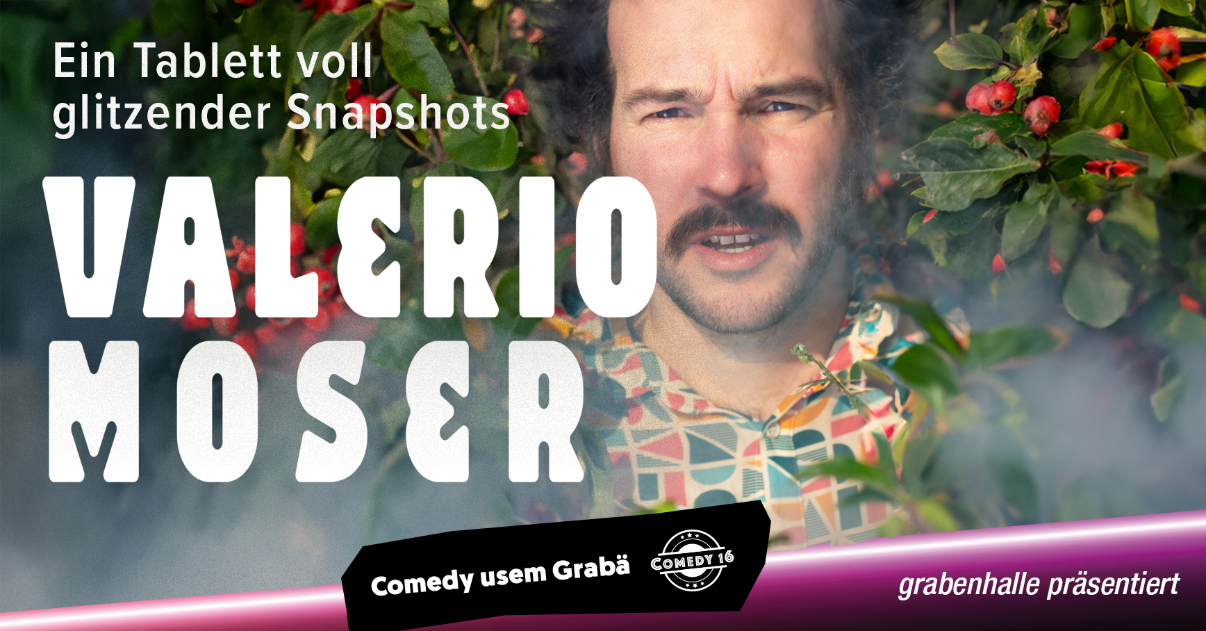 Valerio Moser | Ein Tablett voll glitzender Snapshots